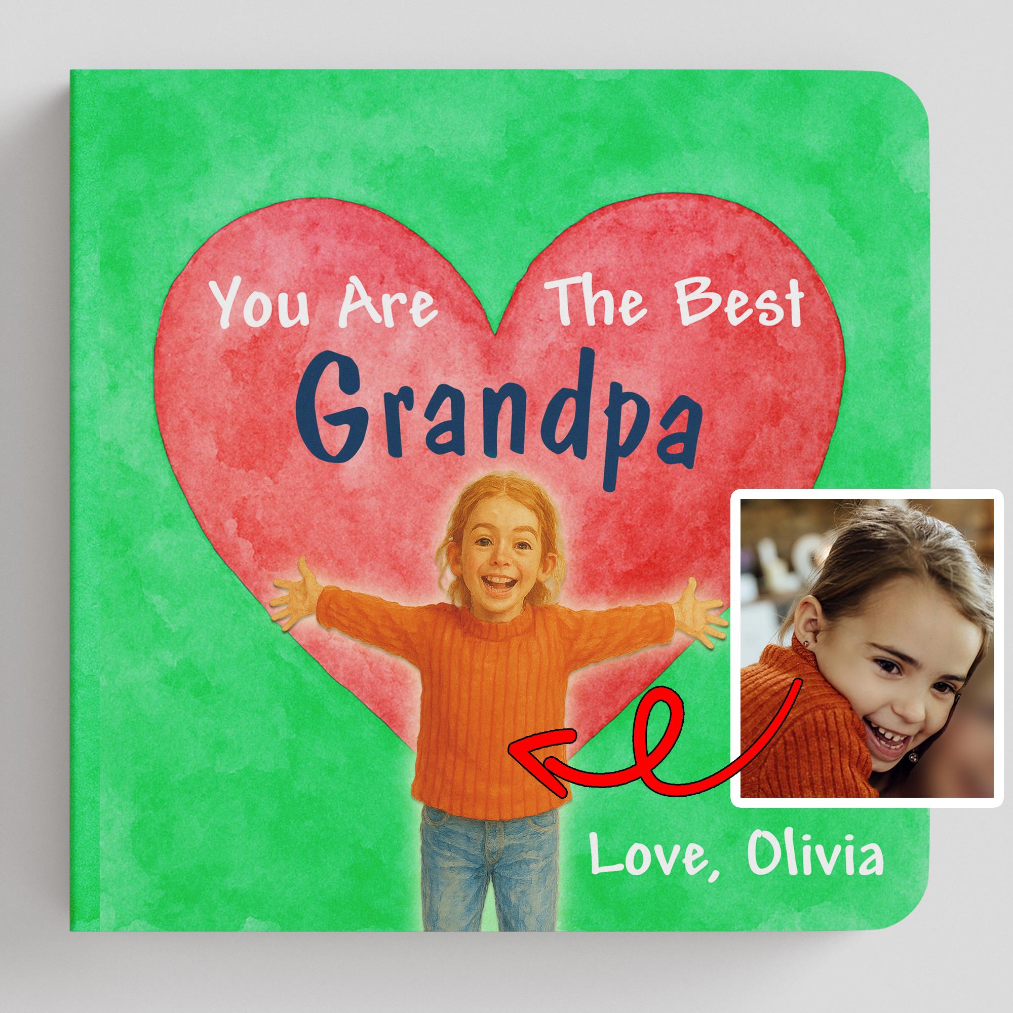 Personalized Book For Grandpa - grandpa book, grandpa gift, personalized gift for grandpa, personalized grandpa book,  grandpa birthday gift - Image 1