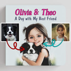 Custom Childrens Book Dog - Personalized Childrens Book With Dog, Personalized Kid Book With Pets, Personalized Storybooks With Pets