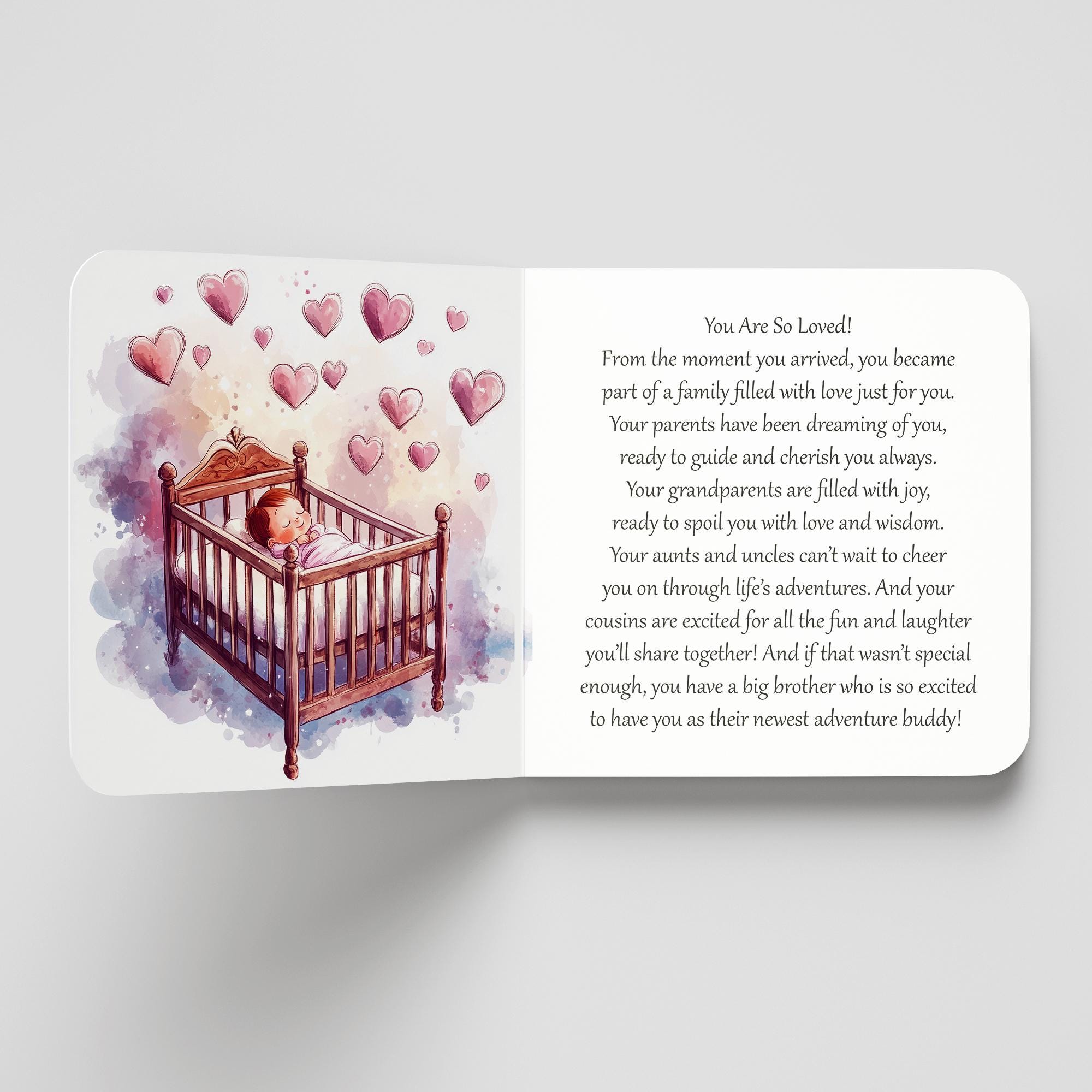 Welcome To The World Custom Baby Book - Personalized Book For Baby, Name Book For Kids, New Baby Gift, When You Were Born, Books For New Mom - Thumbnail 6
