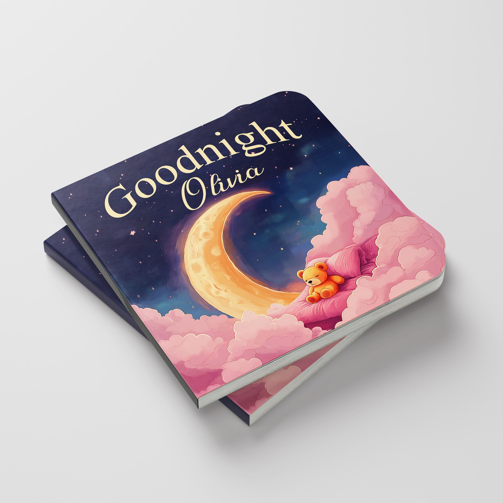Personalized Bedtime Story Children's Book, Custom Name Book, Baby Gift, Bedtime Book, Christening Gift, Baptism Gift, Baby Birthday Gift - Thumbnail 2