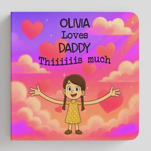 Personalized Children&#39;s Book - Father&#39;s Day Gift from Kids, Gift for Dad from Child, First Fathers Day, Gift for Dad, Book For Dad Gift