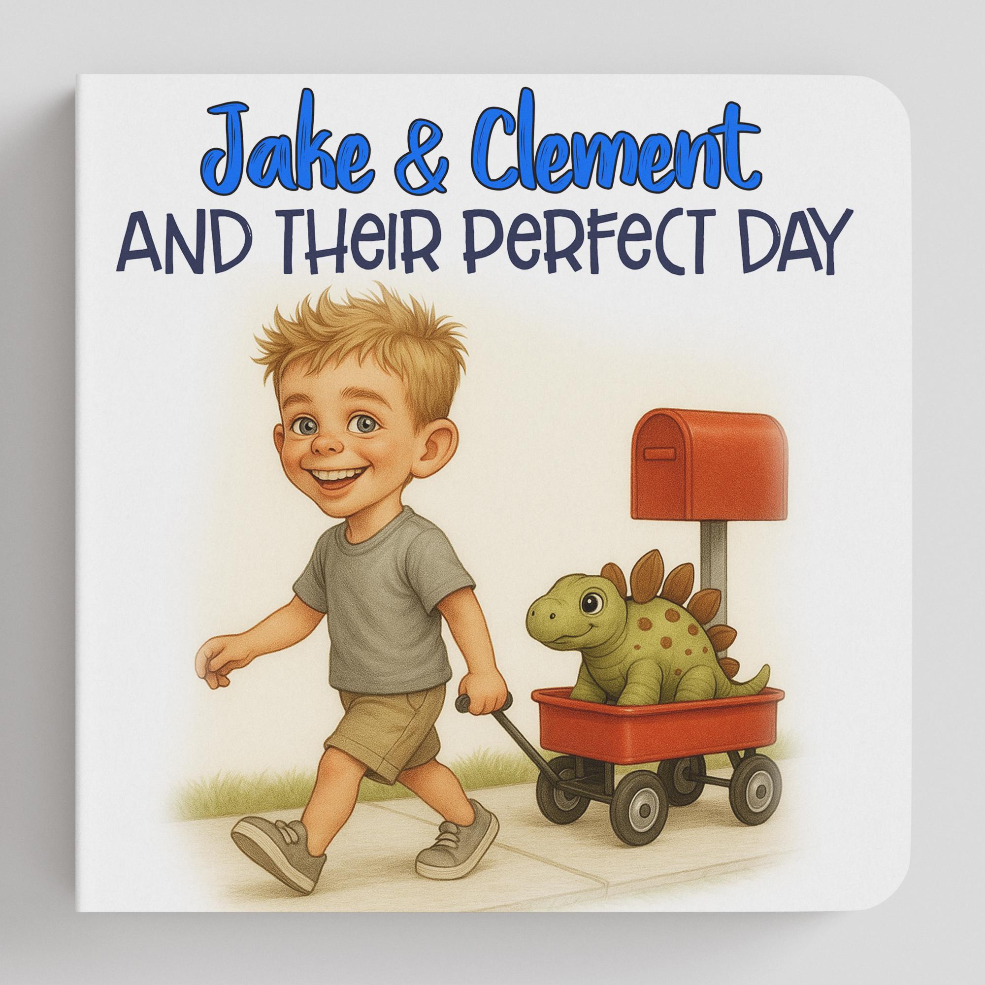 Personalized Kids Board Book | Custom Story with Child and Plush Toy | Unique Toddler Gift, Baby Keepsake, Bedtime Story, First Birthday