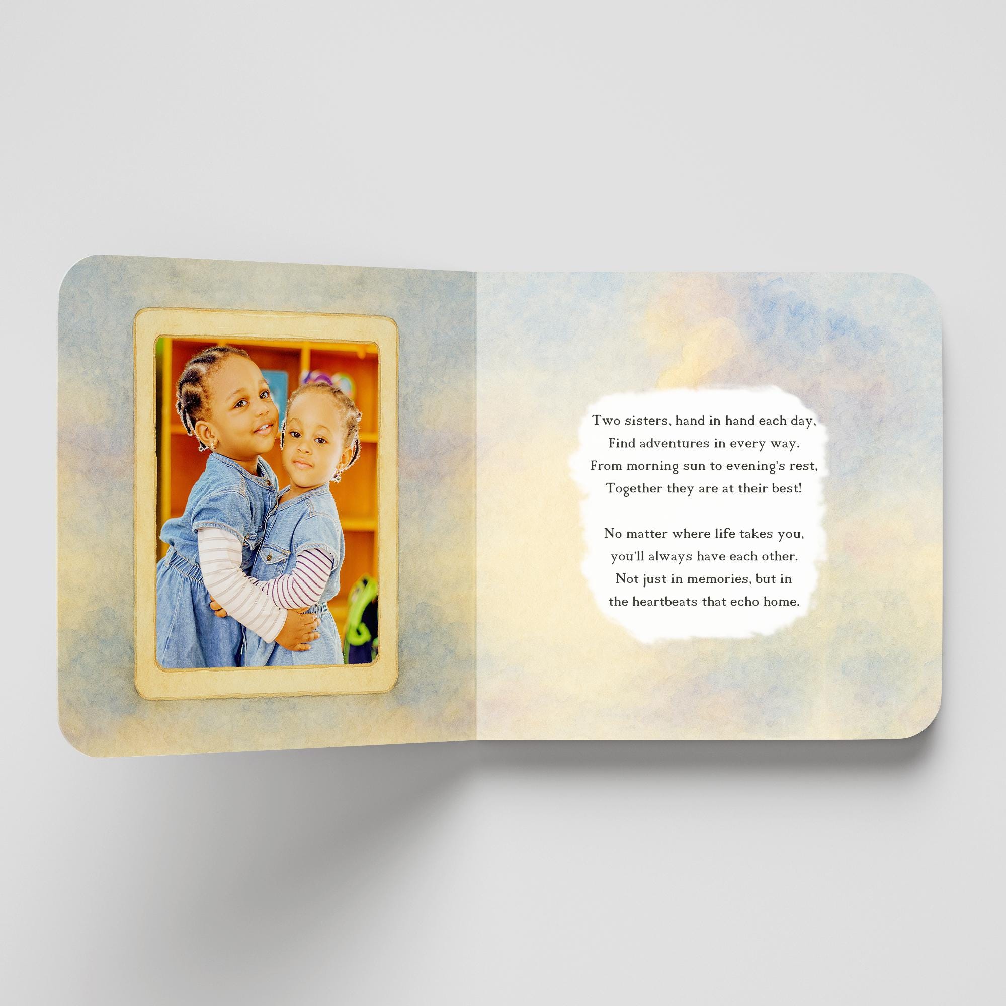 Personalized book for siblings - sibling gift, sibling newborn gifts, book for borher and sister, sister gift, brother gift, sibling love - Thumbnail 2