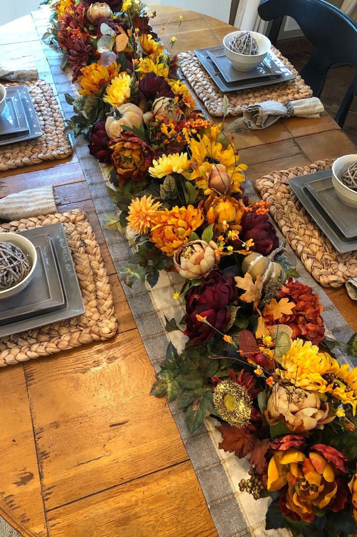 Luxury Fall garland Mantel garland Harvest garland Etsy