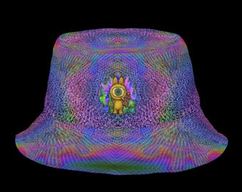 Subtronics LABUBU EYES Reversible bucket hat