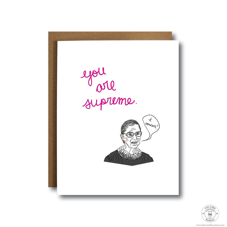 Law School Graduation Card Ruth Bader Ginsburg Greeting Card | Etsy