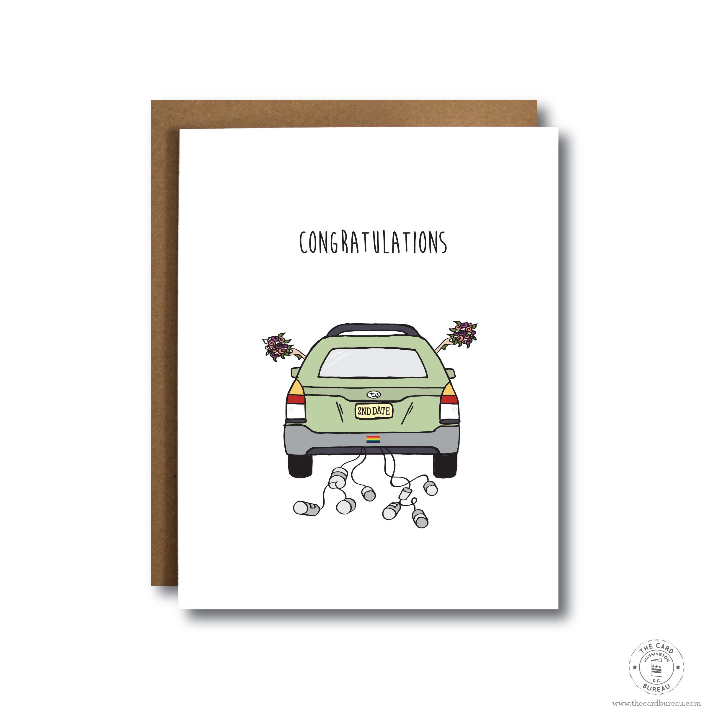 funny lesbian wedding card