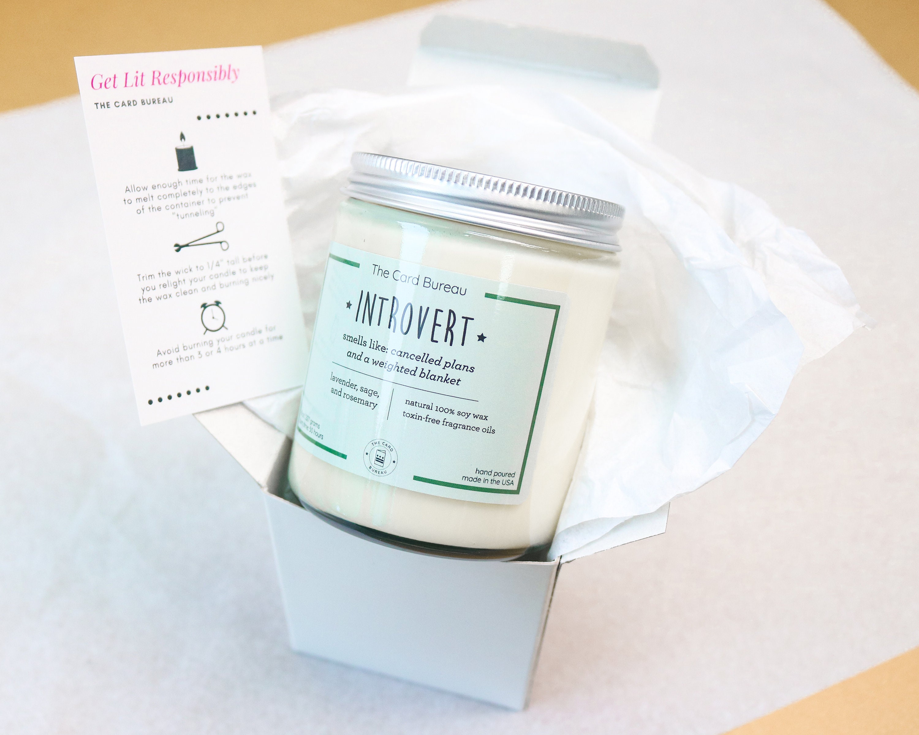 Introvert Candle Funny Introvert Gift Gifts for Introverts Etsy