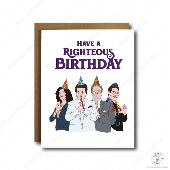 Righteous Gemstones Righteous Birthday Card Funny Birthday - Etsy