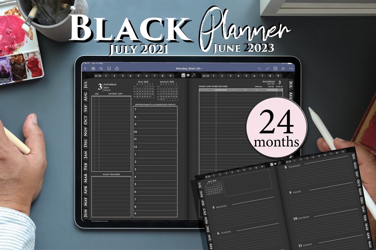 free digital planner goodnotes 2021 2022