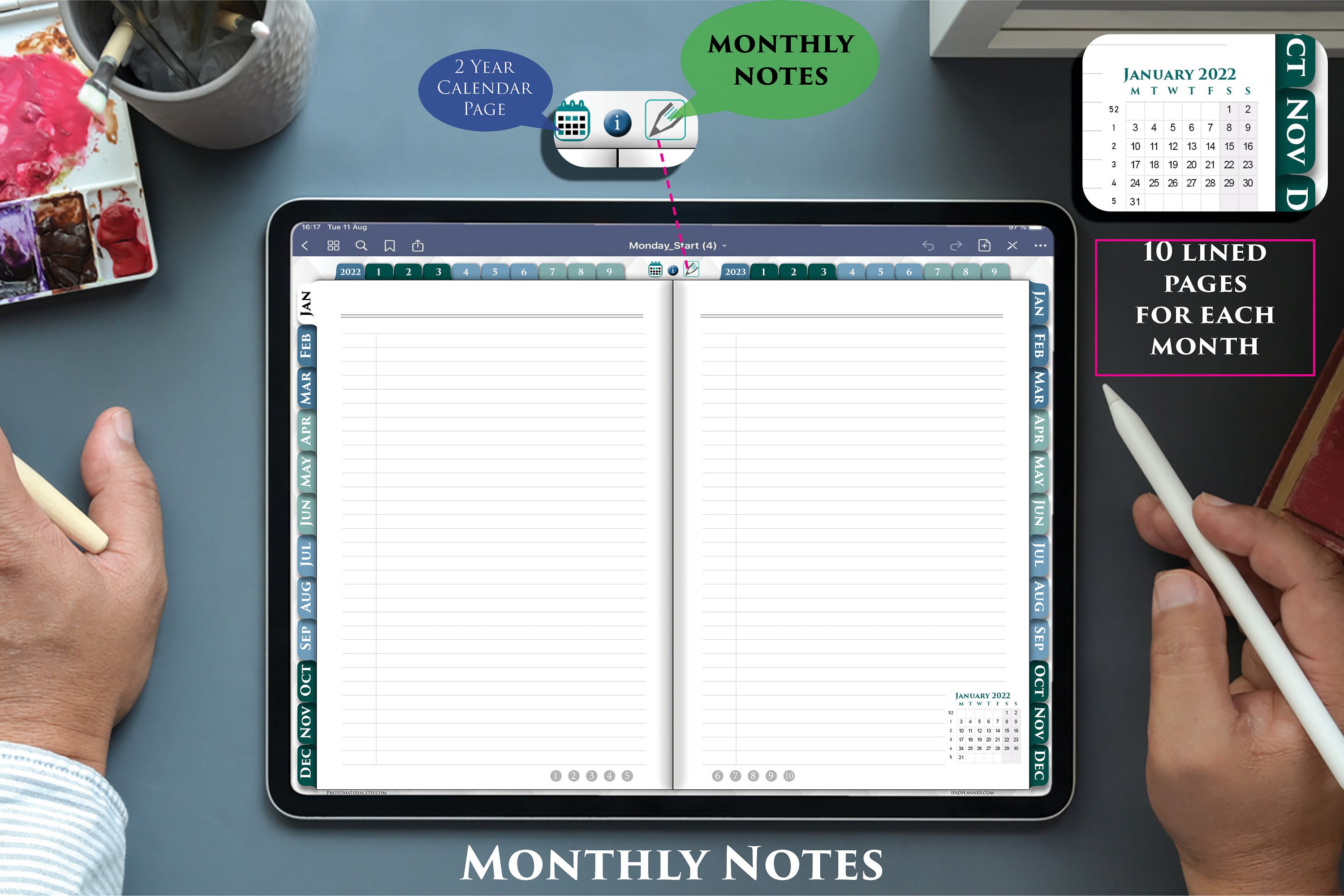 goodnotes planner 2022