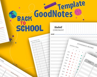 Teacher Goodnotes Template Student Check List Notability Noteshelf Communication Log Academic Reading