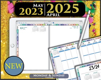 Digital Blank Daily Planner Page Day for 2023 2024 Bullet Journal