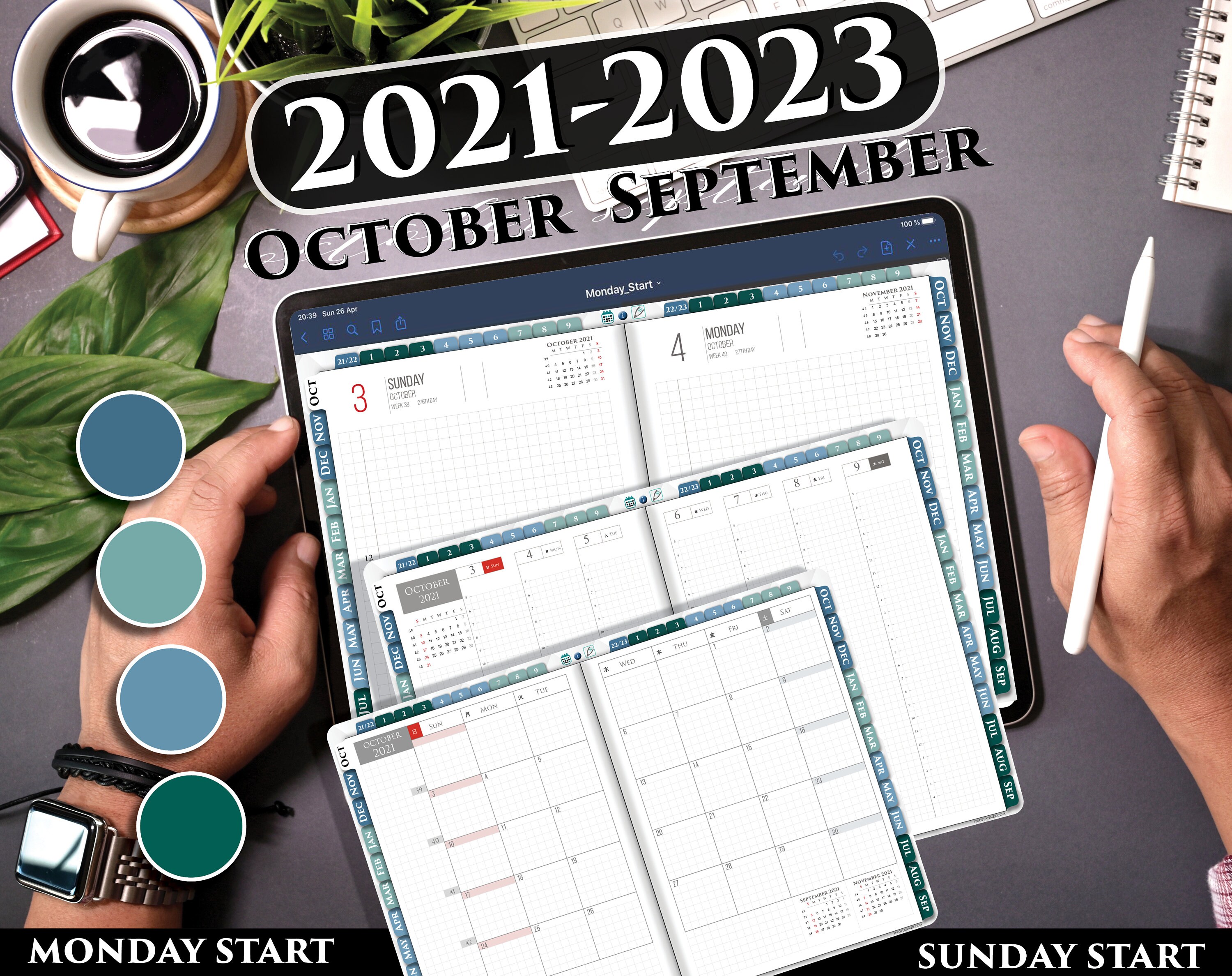 Digital Daily 2022 2023 iPad Planner personal boss insert