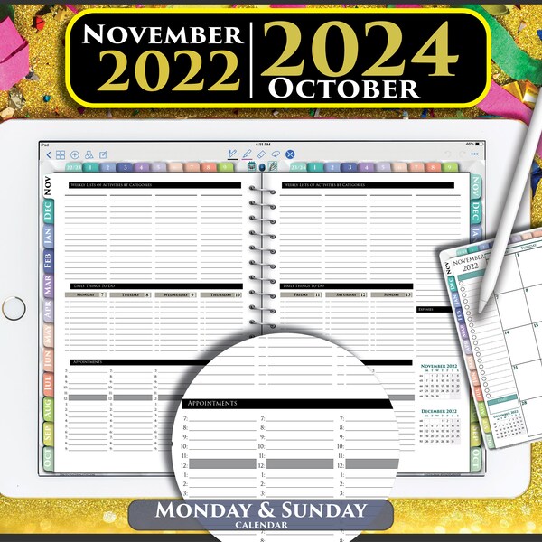 Weekly Planner Pad Etsy