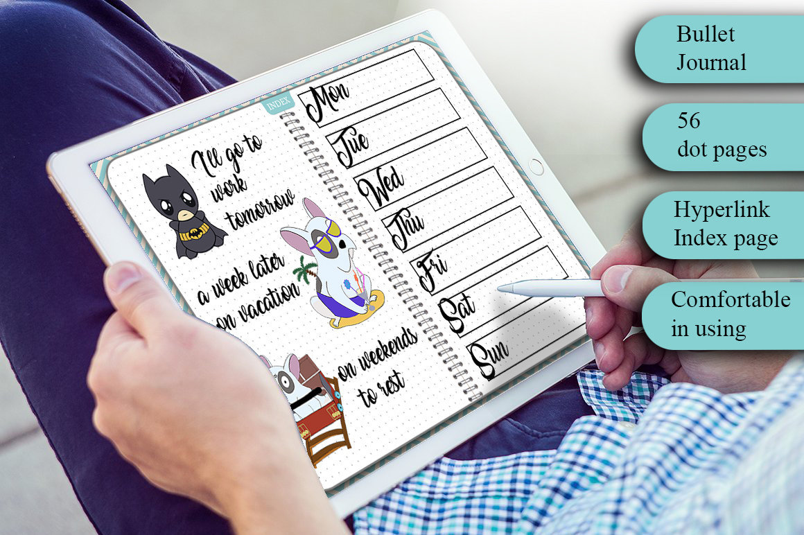 2026 Digital Bullet Journal for Goodnotes, Notability (PDF) - Etsy