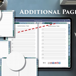 2024 Interactive iPad Planner with Daily Notes Pages Day on 2 pages PDF plan for 2024-2025 image 10