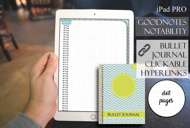 Digital Bullet Journal Bujo Notebook Notability Tablet Pattern Etsy