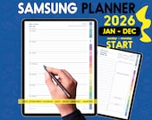 2026 Digital Planner: Samsung Notes & Android, Daily Weekly Layout