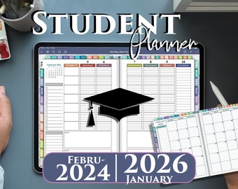 2024-2025 Student Digital Planner: Best for iPad | Notability & GoodNotes Compatible