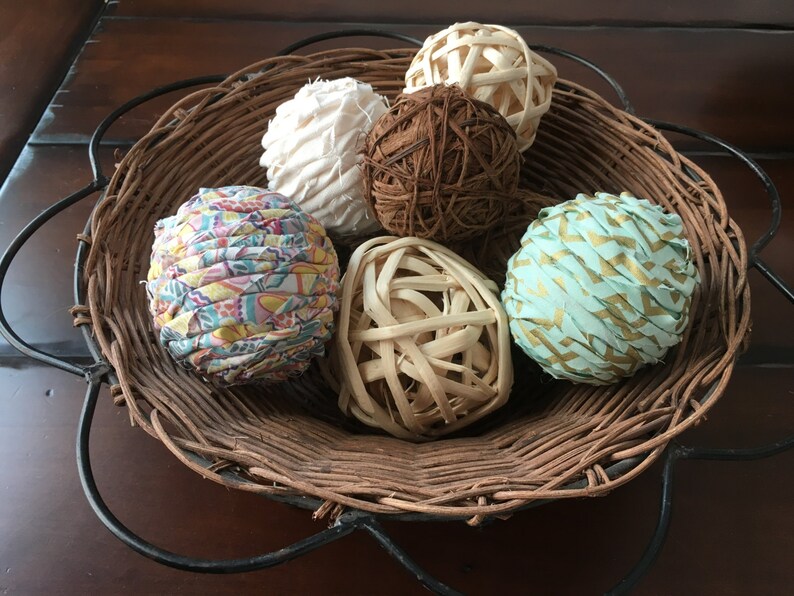 Vase Filler, Hurricane Filler, Lantern Filler, Decorative Fabric Balls