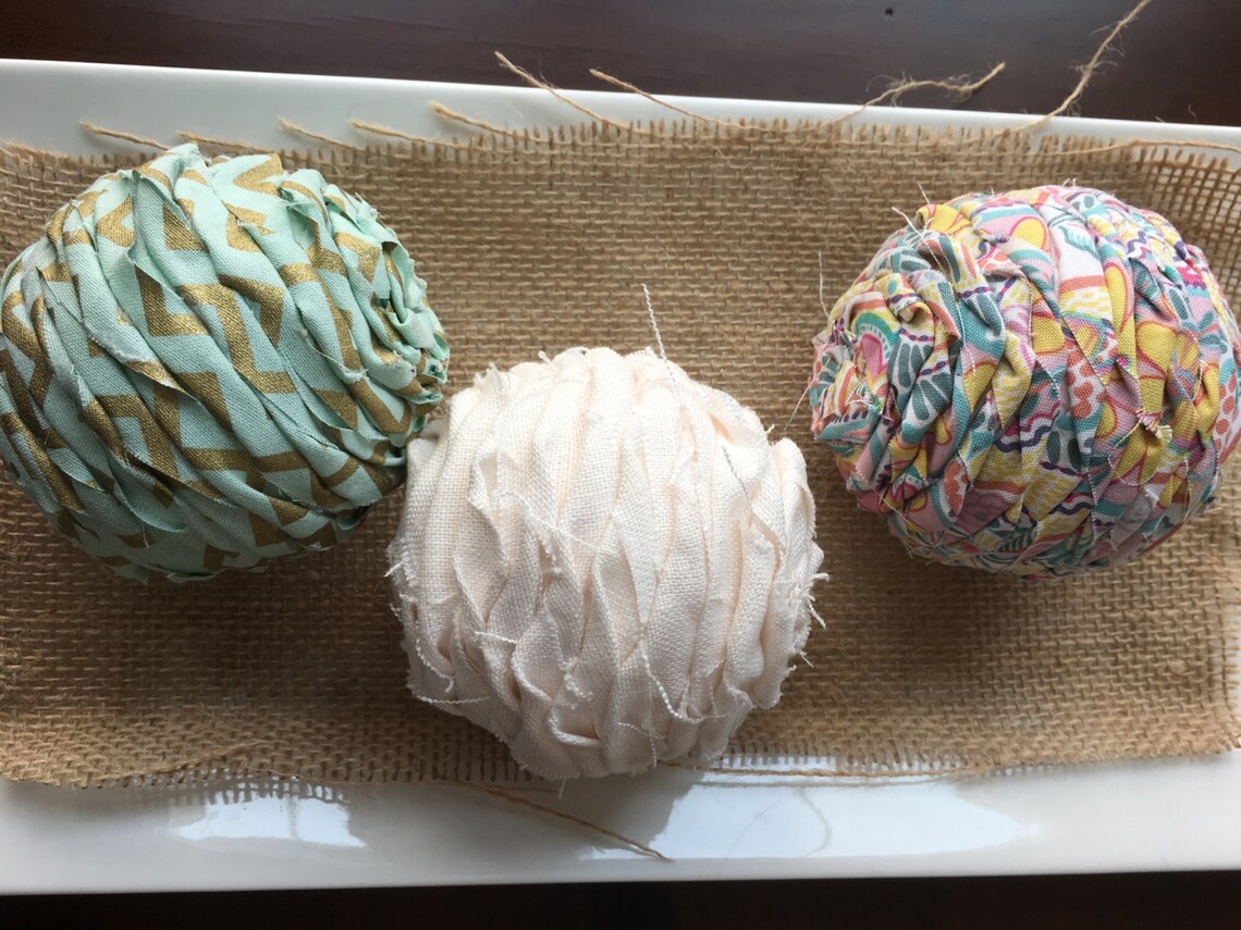 Vase Filler, Hurricane Filler, Lantern Filler, Decorative Fabric Balls