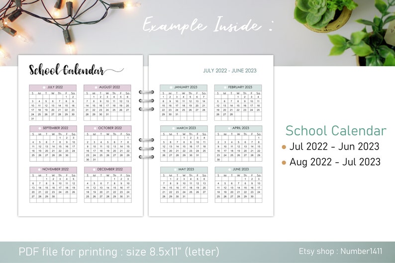 Printable Teacher Planner 20222023, Teacher Planner Template, Academic