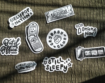 90s Flip Phone – Die Cut Sticker