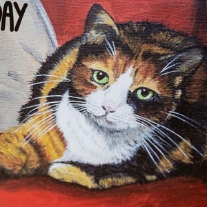 Glückspilz Katze humorvolle Happy Birthday Karte