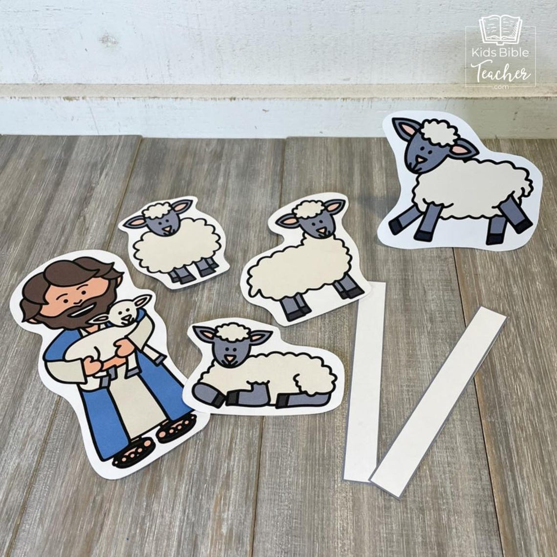 The Good Shepherd Bible Craft for Kids | Stand up Shepherd Sheep ...