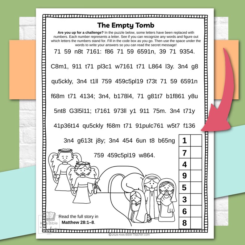 12 Easter Bible Activity Pages About Jesus' Death and Resurrection for ...