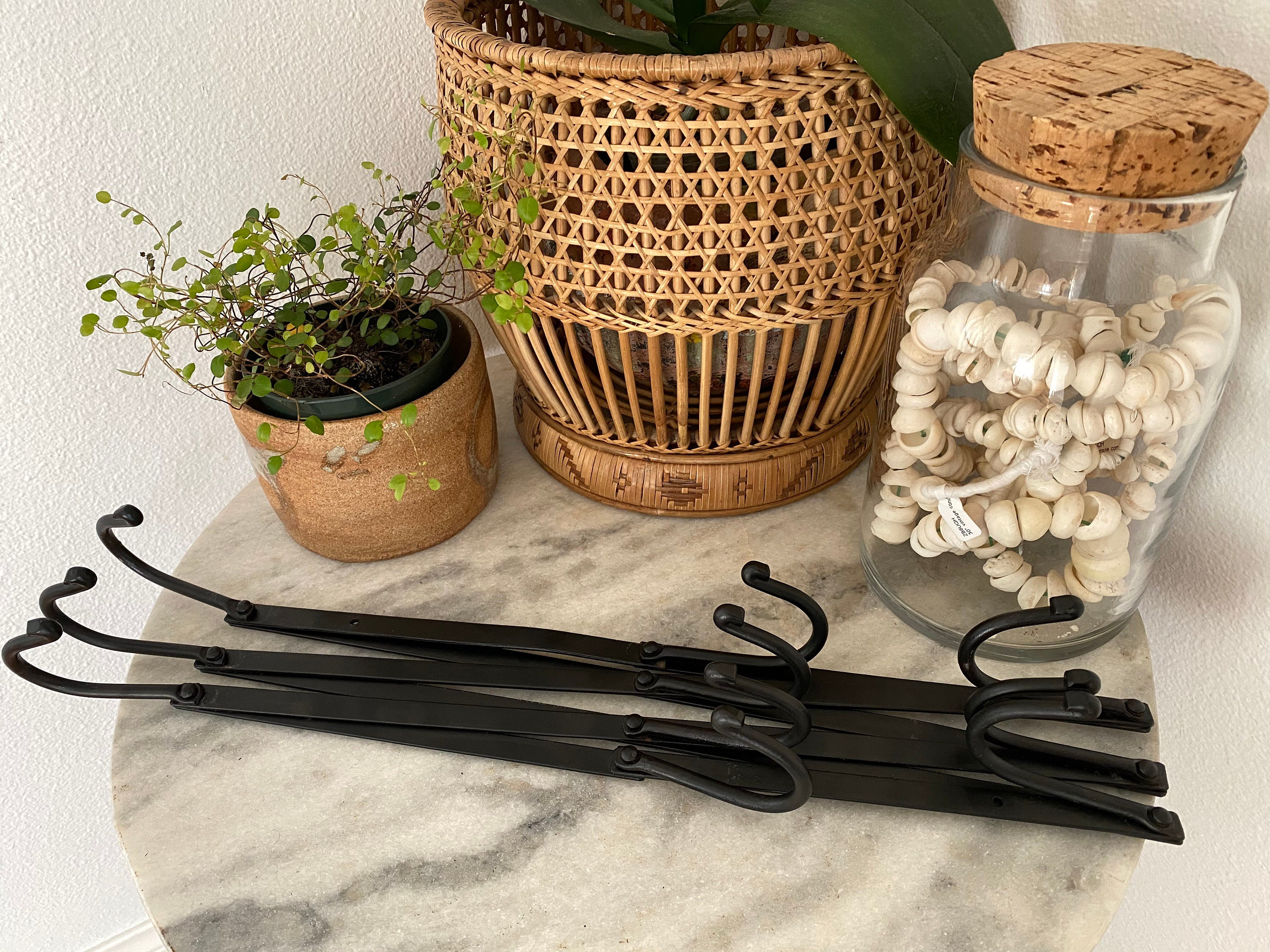 Vintage Style Folding Hand Forged IRON Metal Expending Accordion