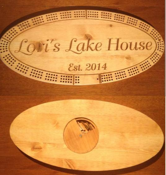 Cribbage Board Personalized Cribbage Board Custom Cribbage Etsy Canada