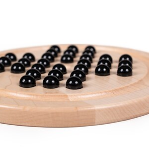 Wooden Marble Solitaire - Etsy