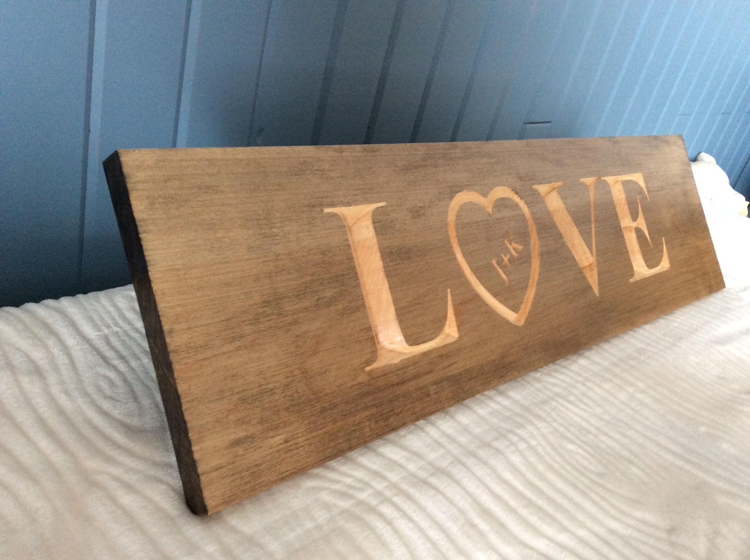Love Sign - Engraved Love Sign - Personalized Love Sign - Valentines ...