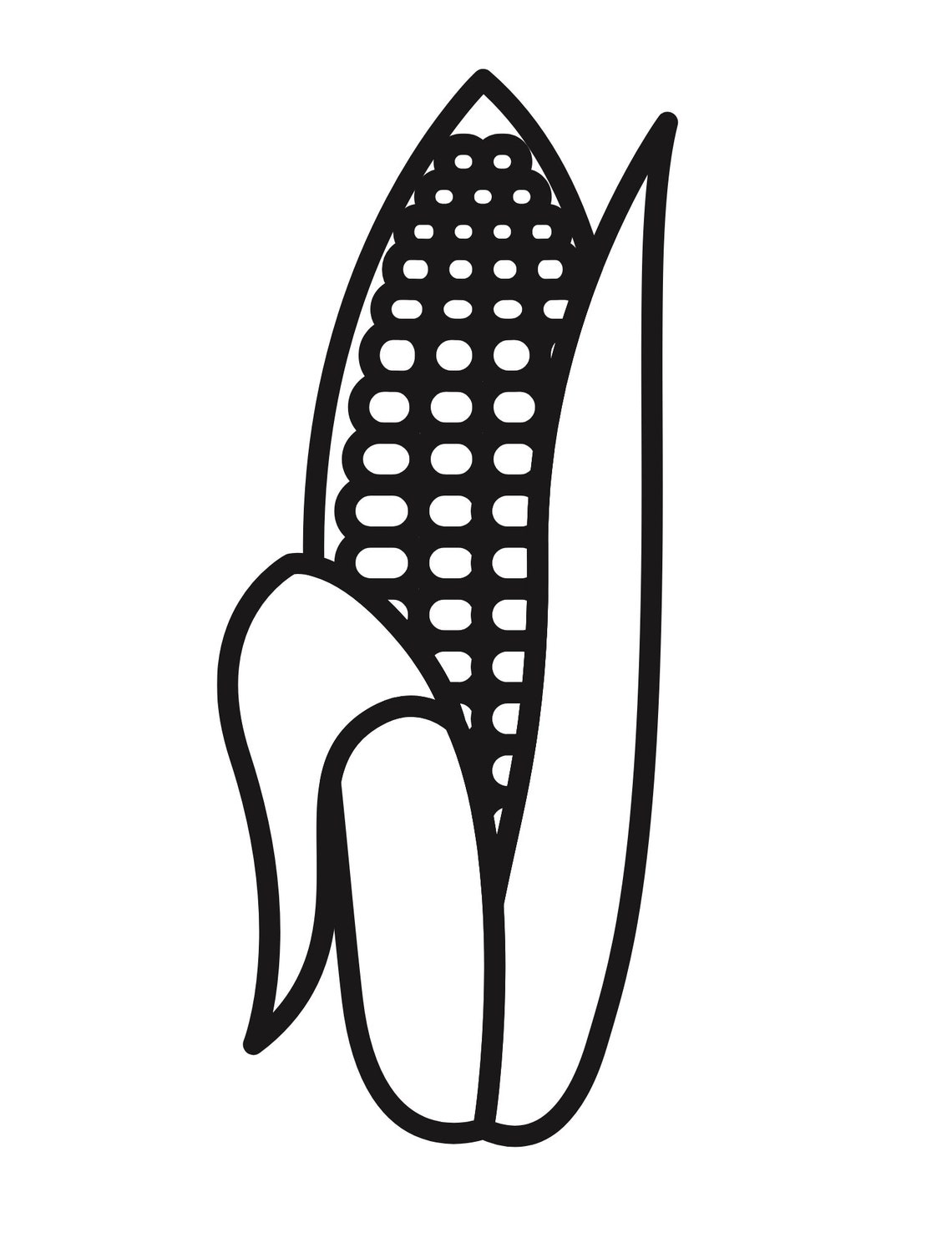 Corn On Cob Template