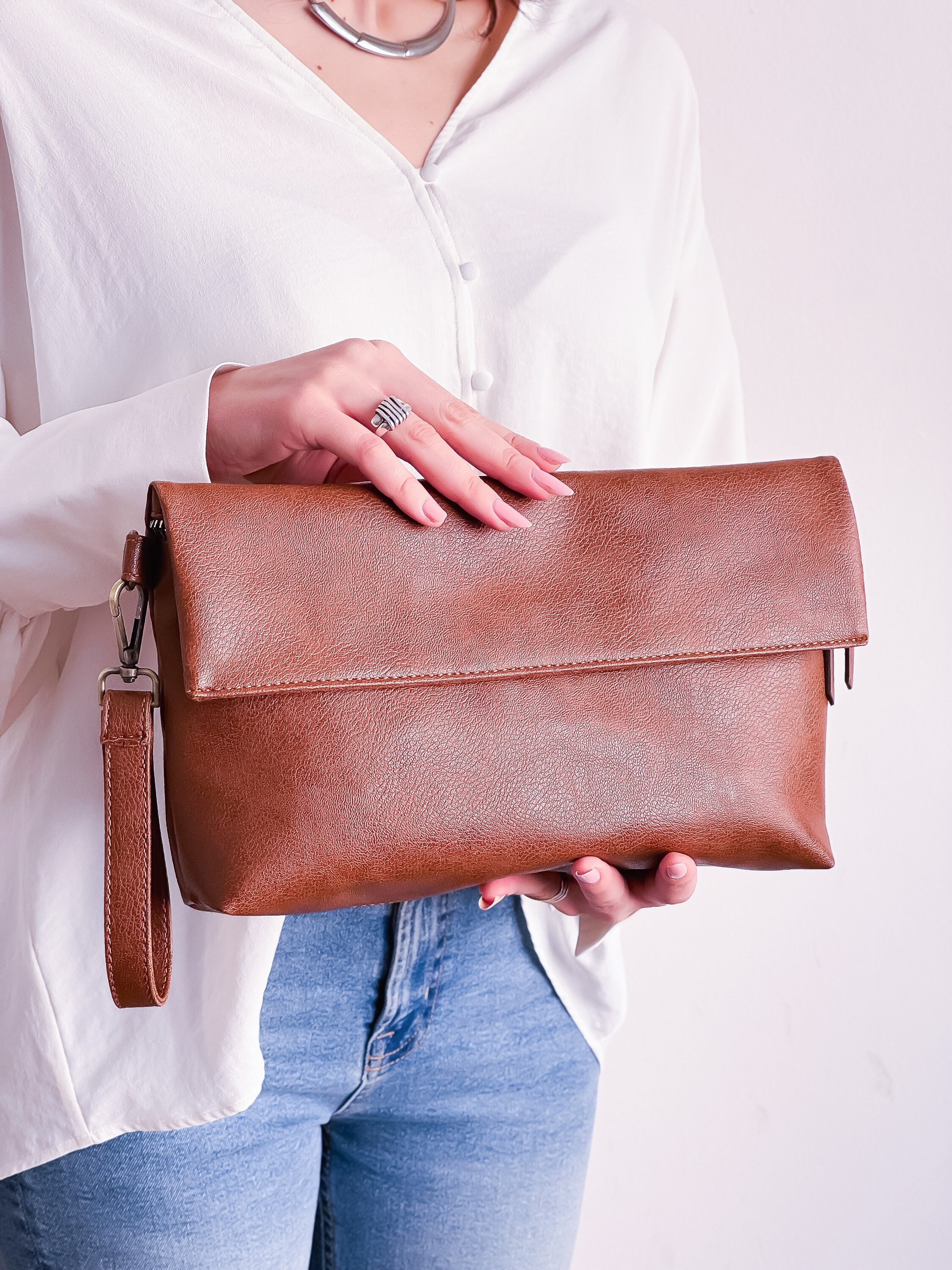 Large Foldover Bag Etsy