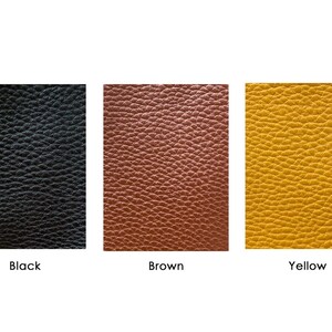 Yellow Mini Backpack Vegan Backpack Natural Grain Convertible Bag Minimalist Backpack Faux Leather Backpack image 9