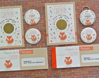 Kit Fox theme godmother Godfather gift