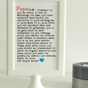 Carte définition de Papa
