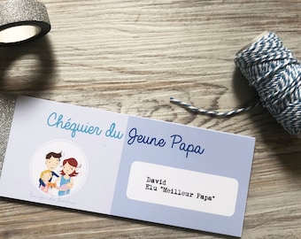 Chéquier du jeune papa