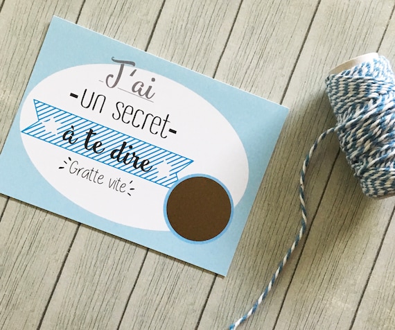 Carte A Gratter Annonce Grossesse Grand Frere Etsy Canada