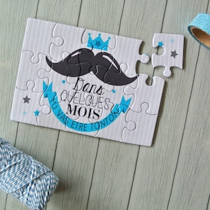 Puzzle annonce grossesse pour futur tonton