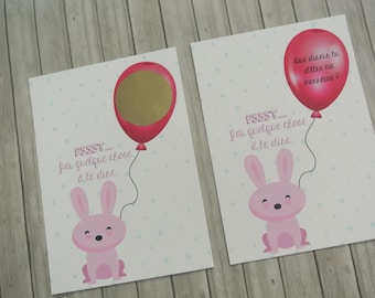 Scratch card asks for pink rabbit godmother