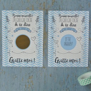 2 Cartes à gratter demande de parrain et de marraine - Etsy France