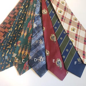 Vintage Coat Of Arms  Men&#39;s Silk Necktie, Coat Of Arms Necktie, Egyptian Necktie