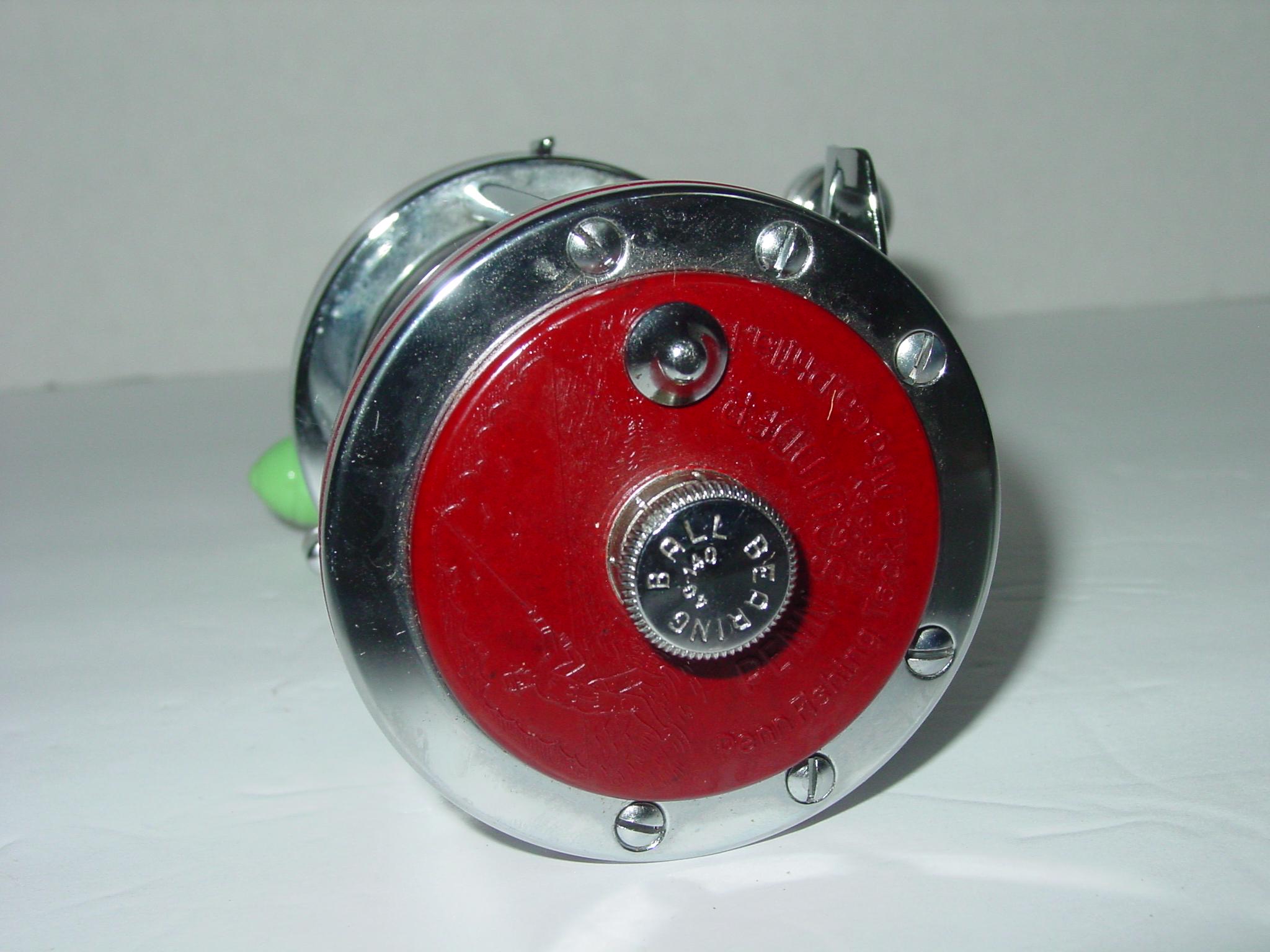 antique deep sea fishing reel penn squidder Vintage Penn Squidder No. 145 Fishing Reel, Maroon With Spare Spool & Box