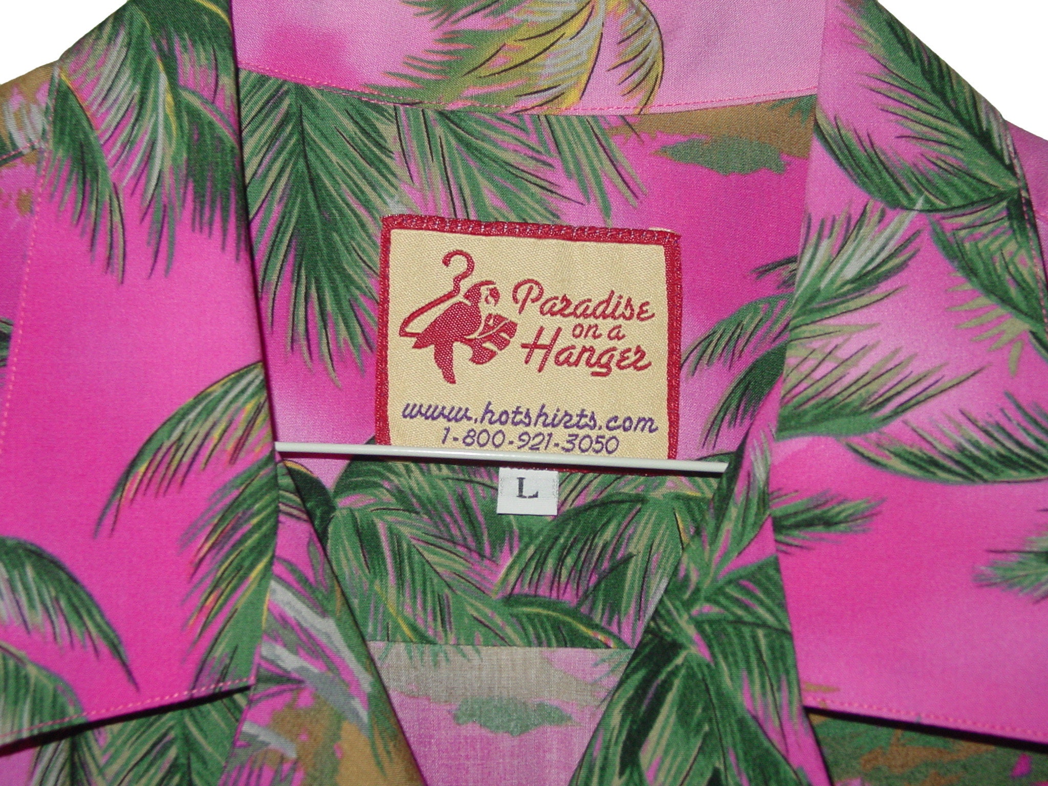 Paradise on A Hanger Hawaiian Palm Tree Pink Limited Edition Etsy
