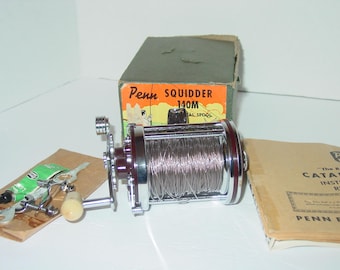 Vintage Penn Squidder nr 140 fiskerulle. Tillverkad i USA, som ny!!.