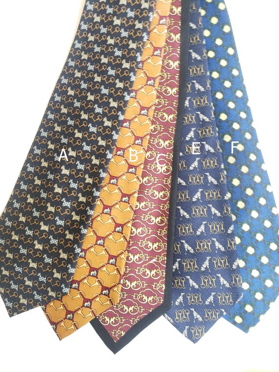 Vintage Equestrian Horse Snaffle Bit Necktie - Men's Tie